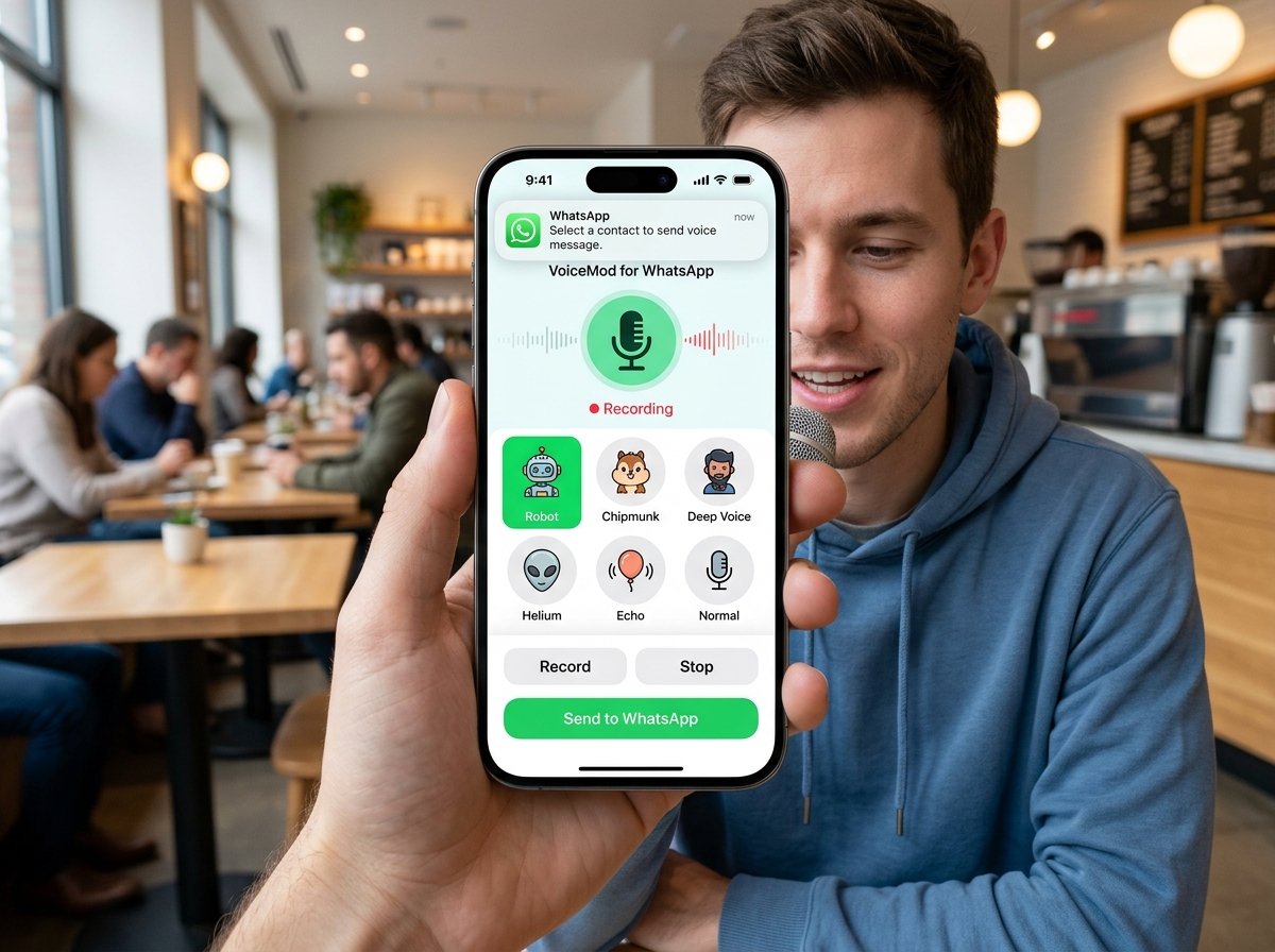 Voice Changer App for WhatsApp Messages